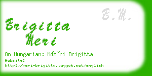 brigitta meri business card